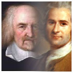 Hobbes and Rousseau