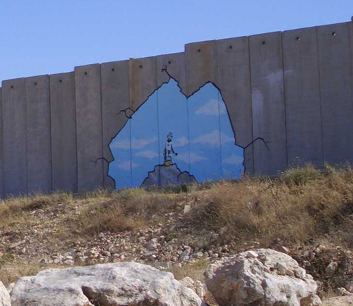 Banksy does Palestine
