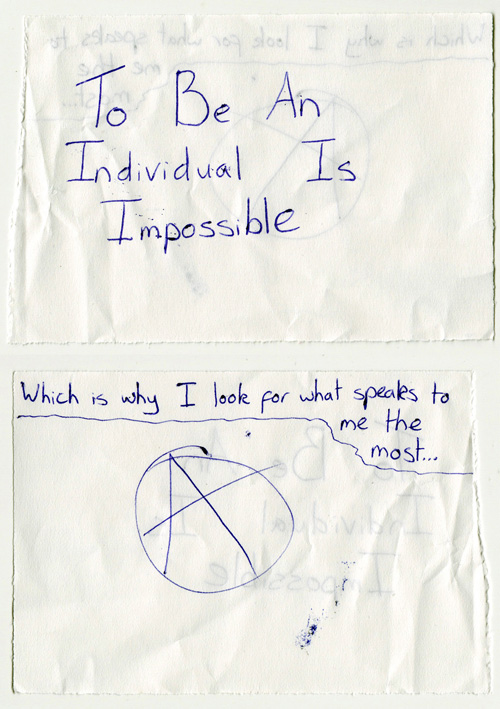 To Be An Individual Is Impossible