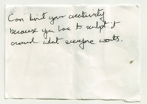Limit Creativity