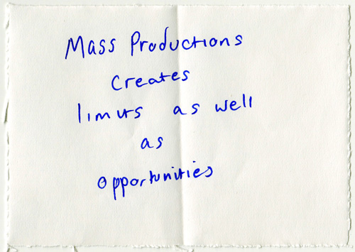 Limits and Opportunities
