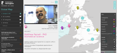 University of Nottingham Global Map